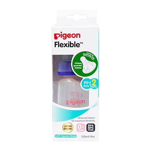 Pigeon Flexible PP Bottle 0m+ (120ml/4oz)