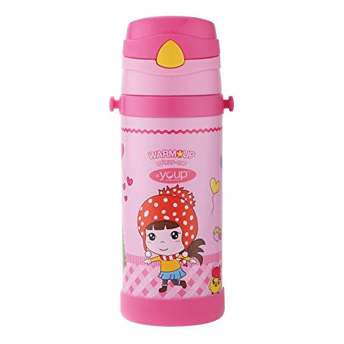 Youp Stainless Steel Bottle 400ml (Pink)