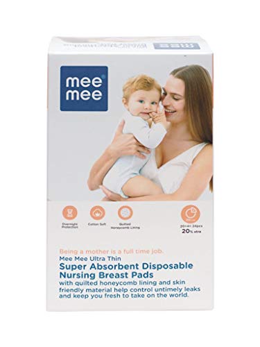 Mee Mee Super Absorbent Disposable Nursing Breast Pads 24Pcs