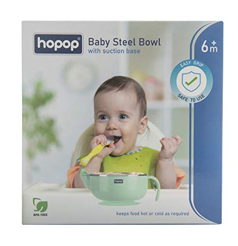 Hopop Baby Steel Bowl 