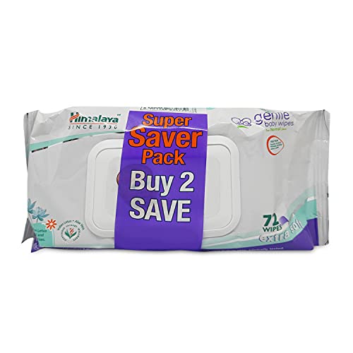 Himalaya Gentle Baby Wipes 72 Pcs (Pack of 2)