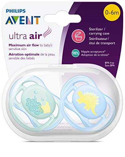 Philips Avent Ultra Air Soother Twin-Pack (0-6m)