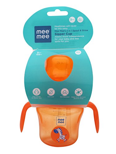 Mee Mee 2 in 1 Spout and Straw Sipper Cup 3m+ (150ml)