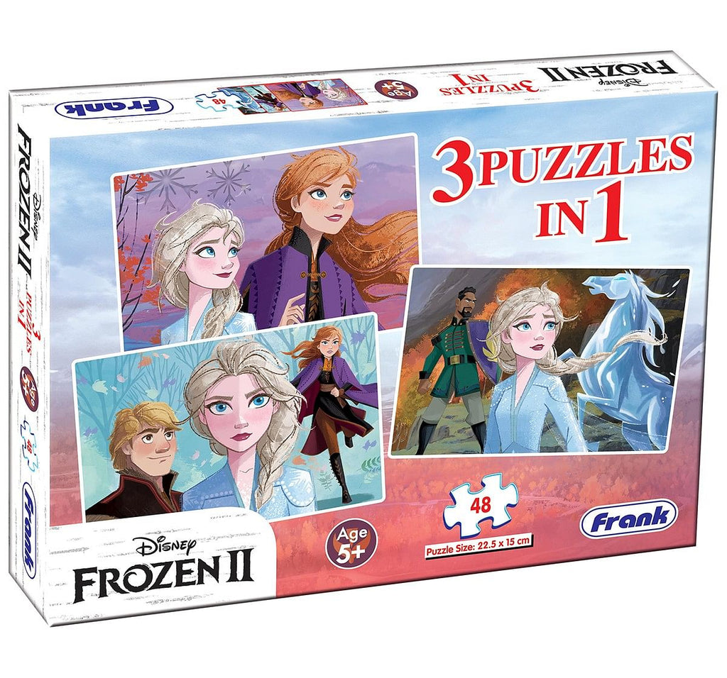 Frank Frozen (2) 3 In 1 Puzzles
