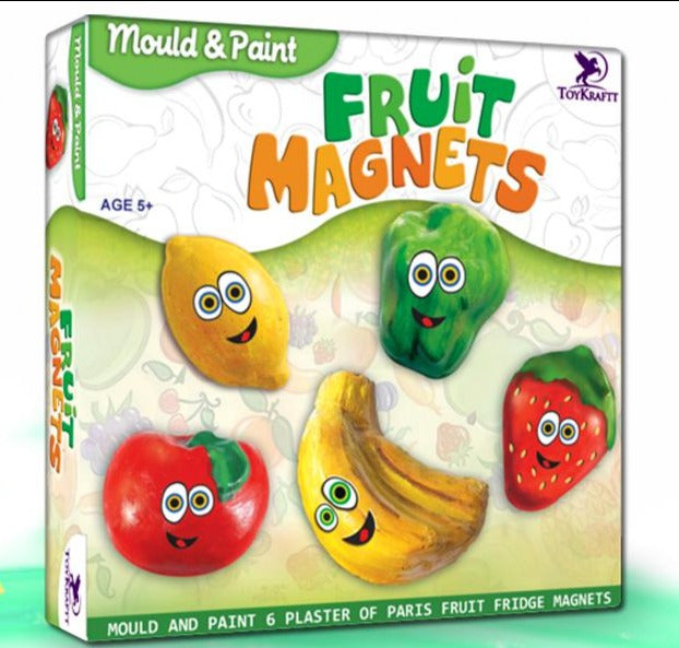 Toy Kraft Mould & Paint Fruit Magnets
