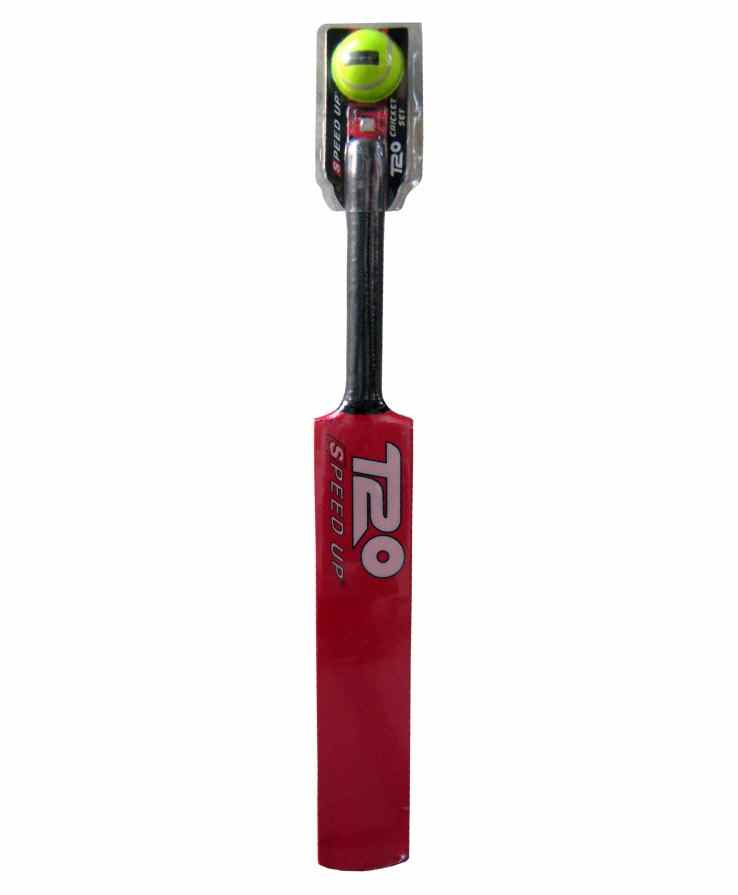 Speed Up Bat & Ball T20 Cricket Set Size 6 (Red)