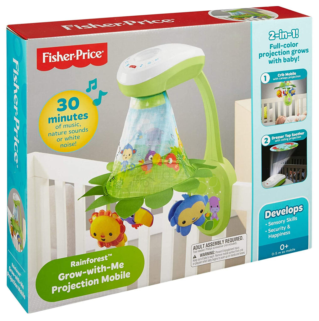 Fisher Price Rainforest Grow With Me Projection Mobile