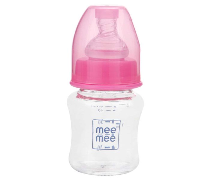 Mee Mee Premium Glass Feeding Bottle 0m+ (50ml)
