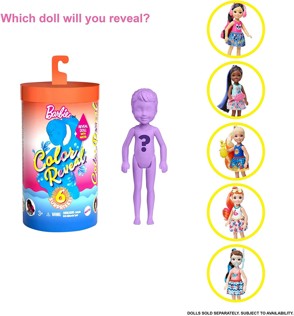 Barbie Color Reveal 6 Suprises