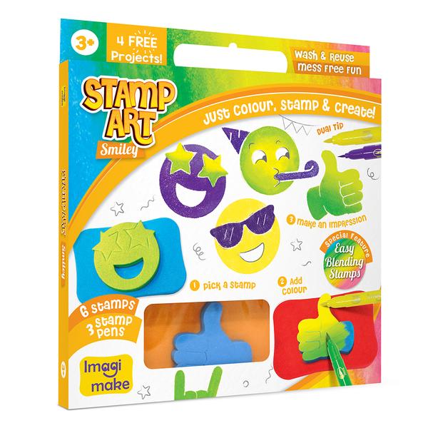 Imagi Make Stamp Art Smiley