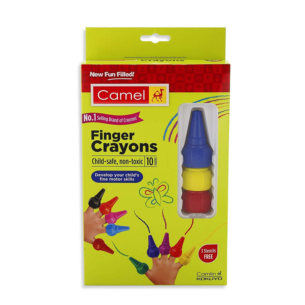 Camel Fingers Crayons 10 Shades