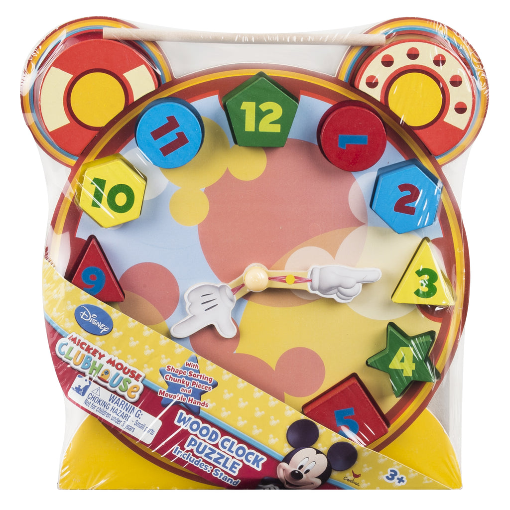 Playwell Mickey Wood Clock Puzzle 