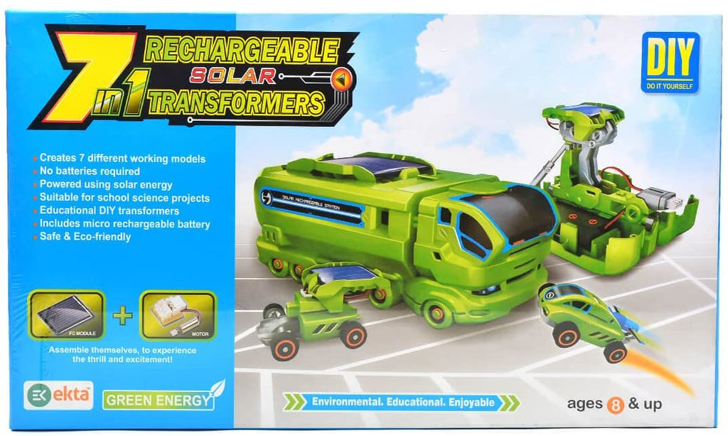 Ekta 7 In 1 Rechargeable Solar Transformers