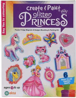 Ekta Create & Paint Glitter Princess