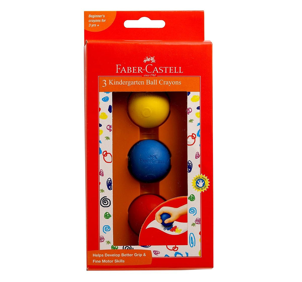 Faber Castell 3 Kindergarten Ball Crayons