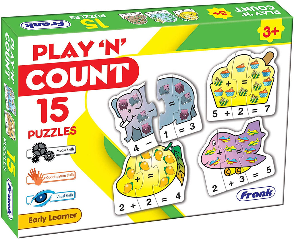 Frank Play 'N' Count 15 Puzzles