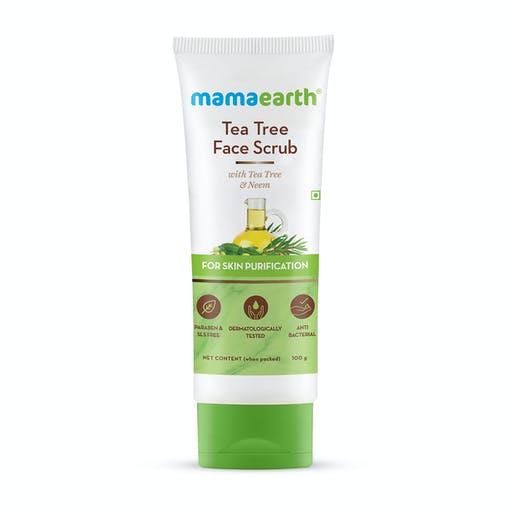 Mamaearth Tea Tree Face Scrub ( 100g )