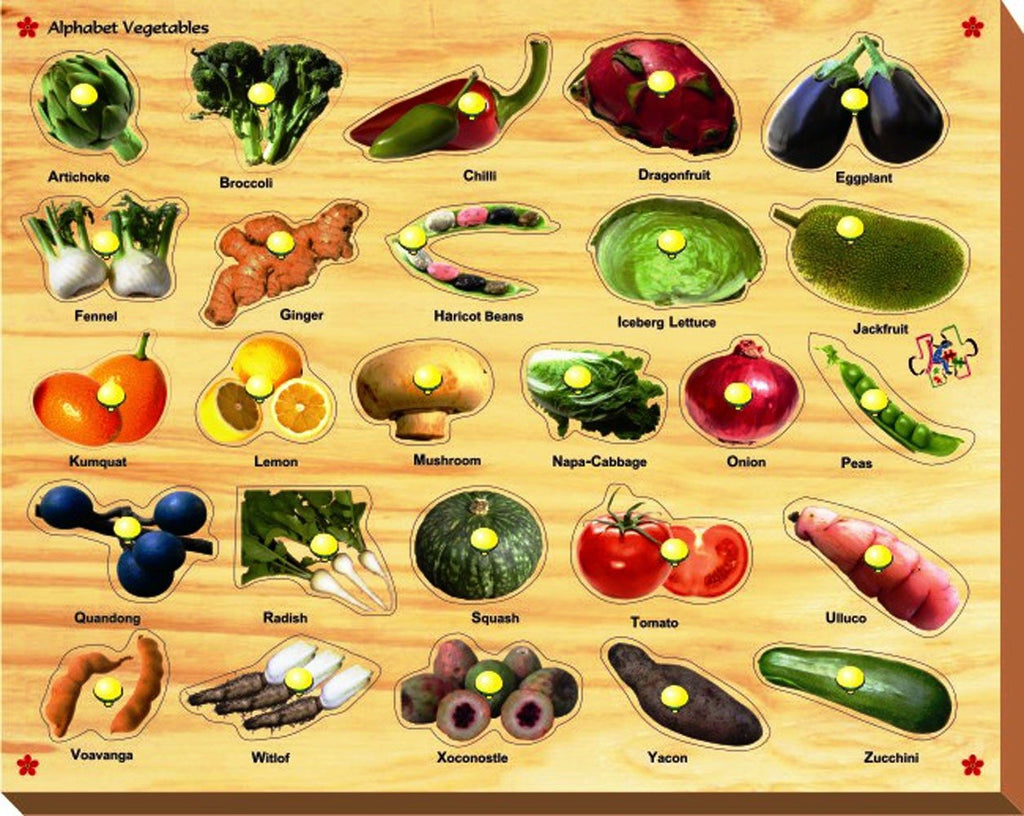 Kinder Creative Alphabet Vegetables 
