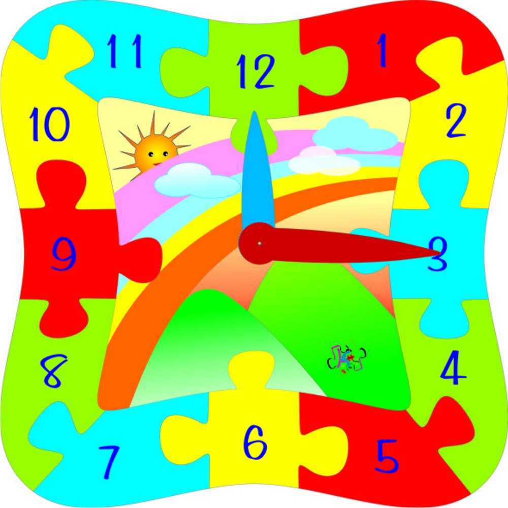Kinder Creative Clock Jigsaw Puzzle