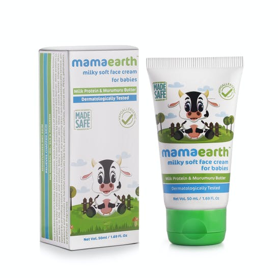 Mamaearth Milky Soft Face Cream For Babies 60g