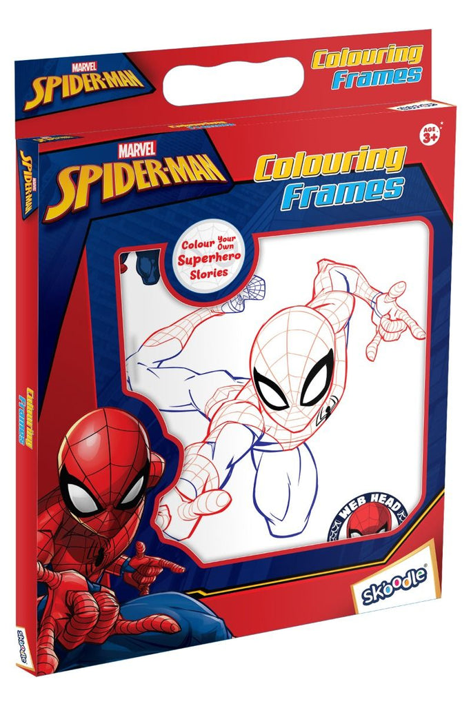 Skoodle Spiderman Colouring Frames