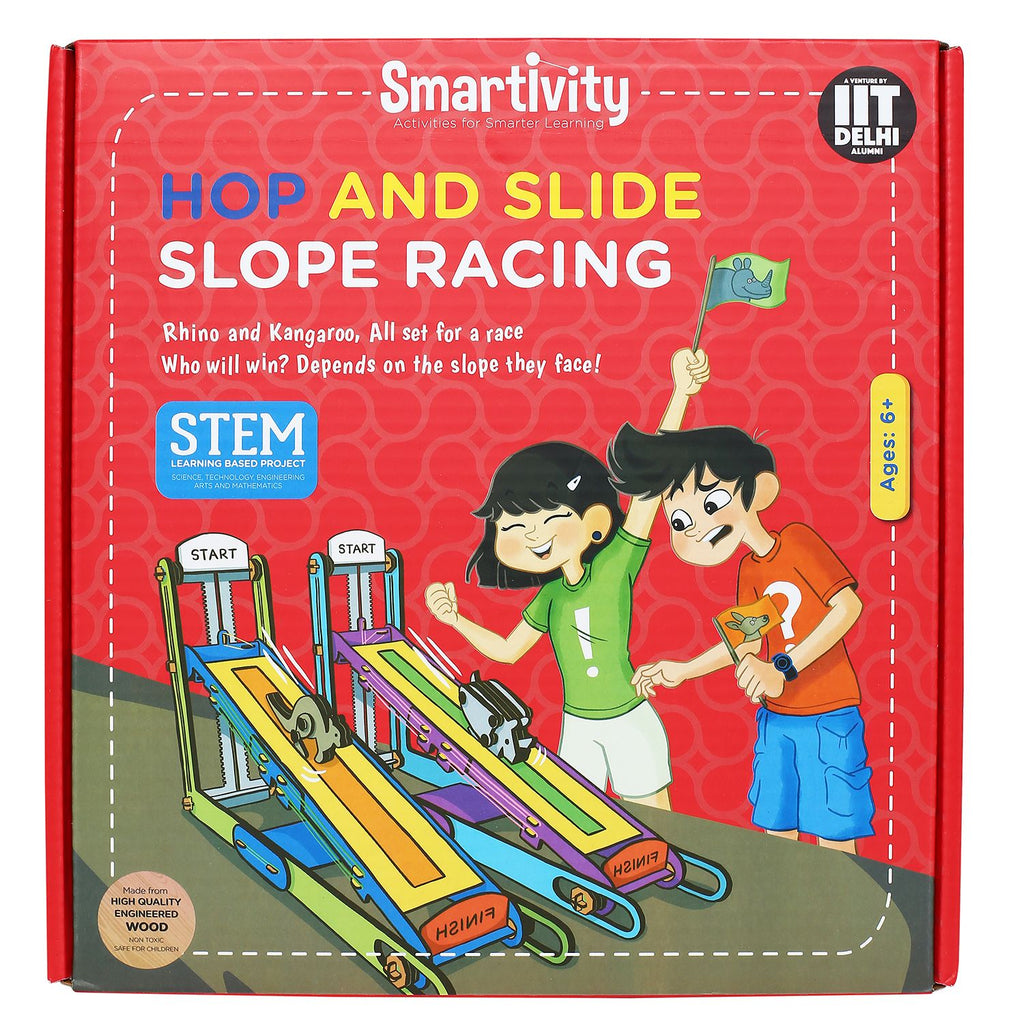Smartivity Hop And Slide Slope Racing 
