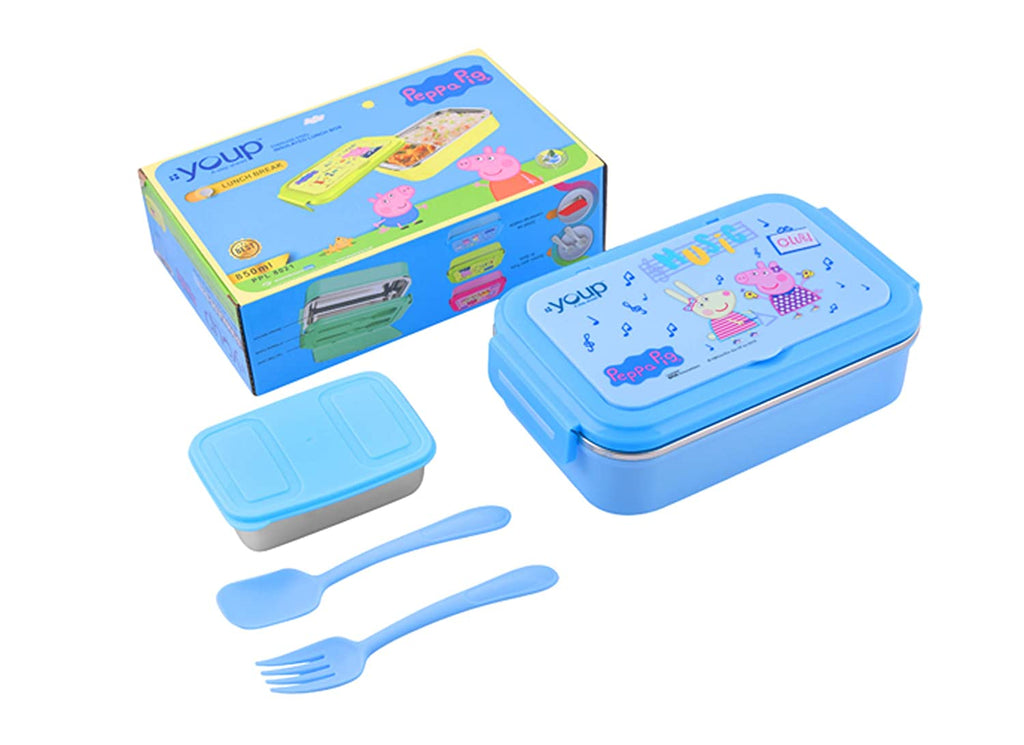 Youp Insulated Lunch Box Peppa Pig (Blue)