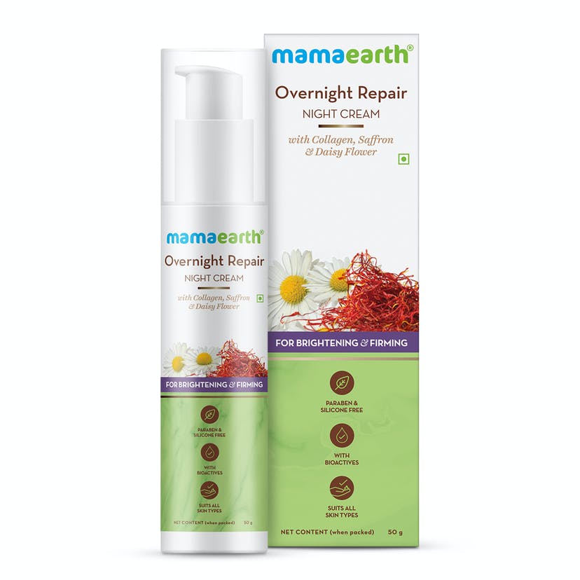 Mamaearth Overnight Repair Night Cream ( 50g )