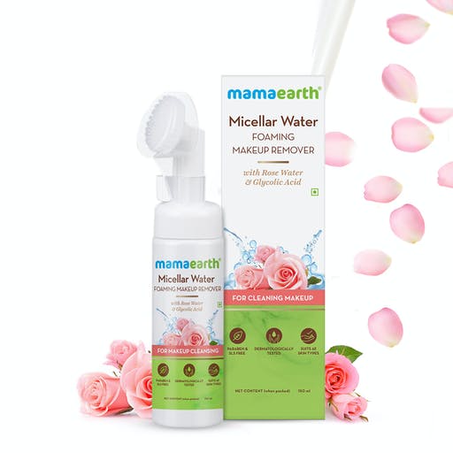 Mamaearth Micellar Water Foaming Makeup Removal ( 150ml )