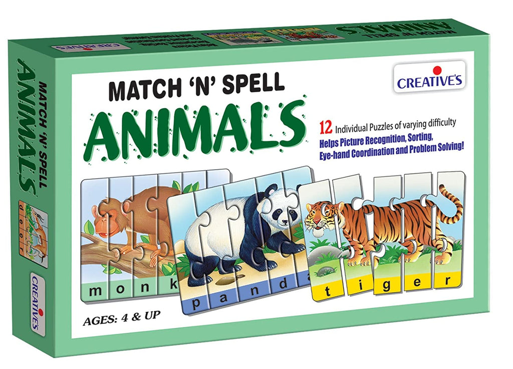 Creative Match 'N' Spell Animals