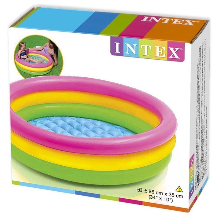 Intex Sunset Glow Inflatable Baby Pool (3Ft)