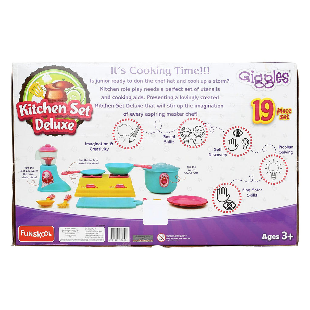 Funskool kitchen cheap set deluxe