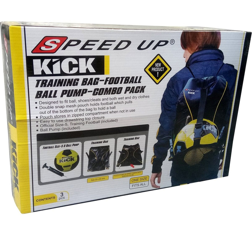 Speed Up Kick Football Bag Combo Set