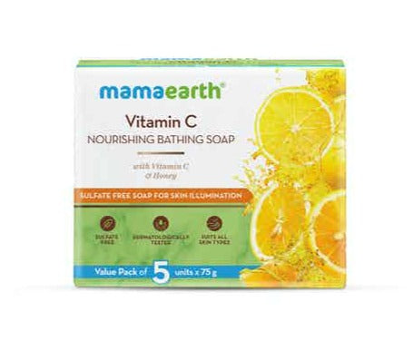 Mamaearth Vitamin C Nourishing Bathing Soap